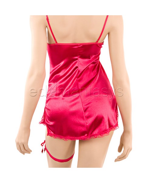 Satin chemise set