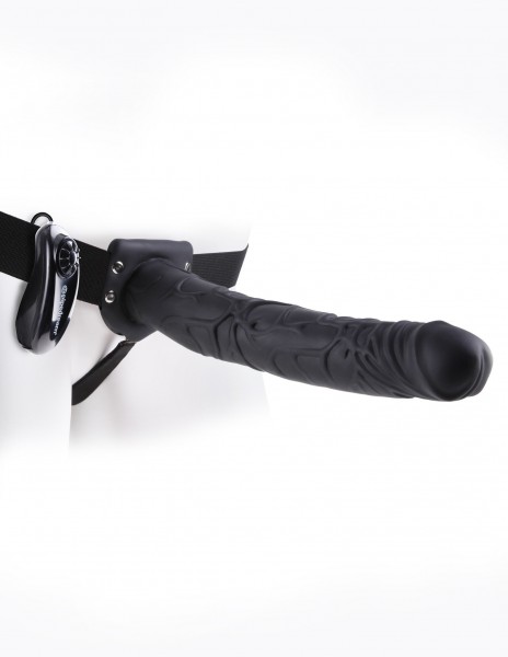 Fetish Fantasy - 11" Vibrating Hollow Strap-On