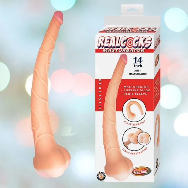 Real Cocks 14 Inch Masturbator and Dildo — image 18 of 19