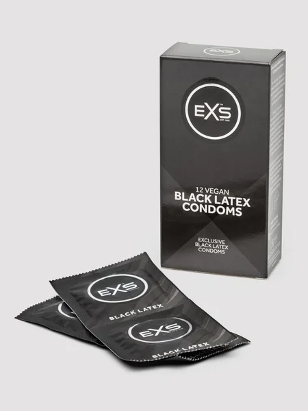 EXS Black Latex Coloured Condoms (12 Pack) — image 5 of 5