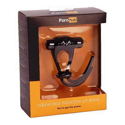 Pornhub Vibrating Tighten Up Ring Black