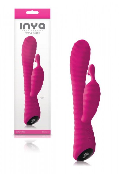 INYA - Rechargeable Ripple Rabbit Vibe (Pink)