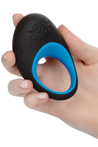 California Exotic Vibrating Textured Couples Ring With Bonus Ring
