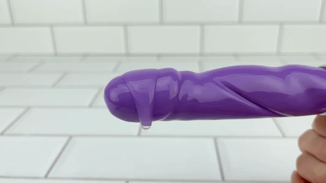 Purple Vibrating Dildo — image 3 of 7