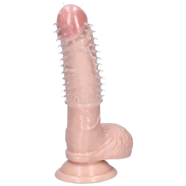 Clear Studded Penis Sleeve — image 4 of 4