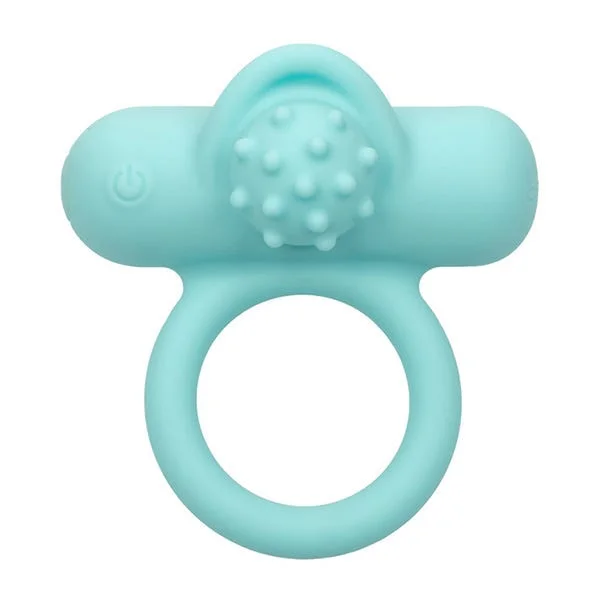 CalExotics Silicone Rechargeable Nubby Lovers Delight Vibrating Penis Ring — image 13 of 17