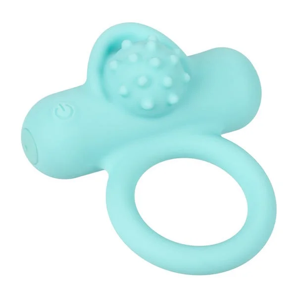CalExotics Silicone Rechargeable Nubby Lovers Delight Vibrating Penis Ring — image 14 of 17