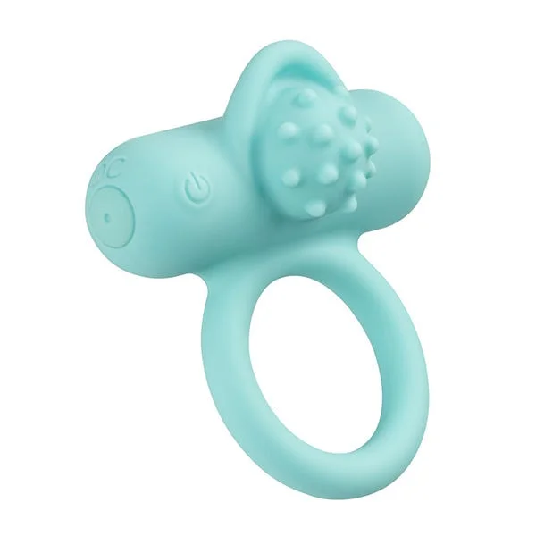 CalExotics Silicone Rechargeable Nubby Lovers Delight Vibrating Penis Ring — image 10 of 17