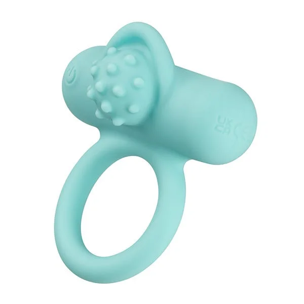 CalExotics Silicone Rechargeable Nubby Lovers Delight Vibrating Penis Ring — image 11 of 17