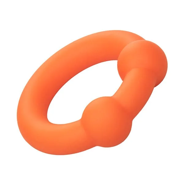 CalExotics Alpha Ring Liquid Silicone Cock Ring with Dual Balls — image 7 of 8