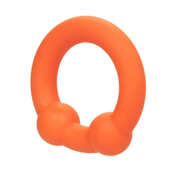 CalExotics Alpha Ring Liquid Silicone Cock Ring with Dual Balls — image 6 of 8
