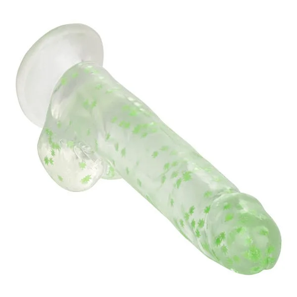 CalExotics Naughty Bits I Leaf Dick Glow-in-the-Dark Weed Leaf Dong — image 13 of 14