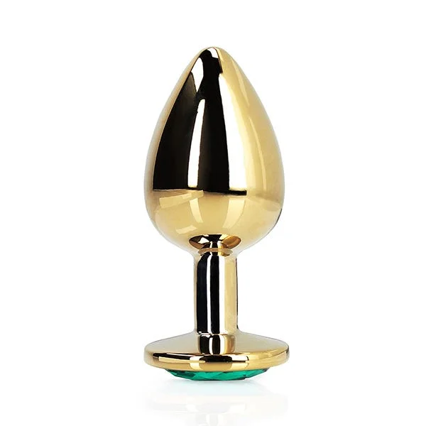 Ouch Green Gem Metal Gold Plug Large — image 7 of 10