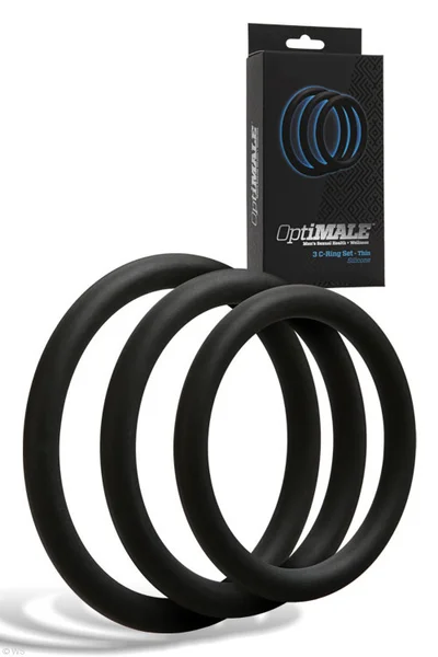 Doc Johnson 3 Thin Cock Ring Set — image 3 of 3