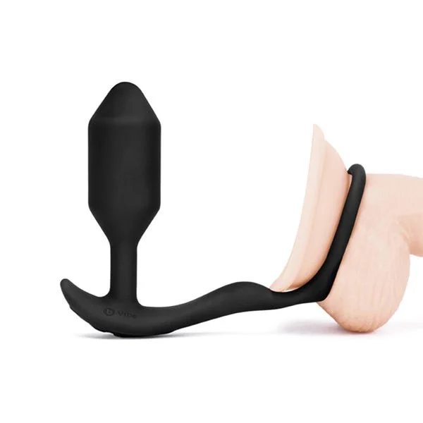 b-Vibe Snug and Tug Vibrating Cock Ring and Prostate Butt Plug — image 6 of 6
