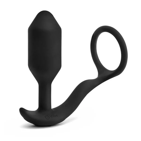 b-Vibe Snug and Tug Vibrating Cock Ring and Prostate Butt Plug — image 4 of 6