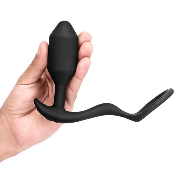 b-Vibe Snug and Tug Vibrating Cock Ring and Prostate Butt Plug — image 5 of 6