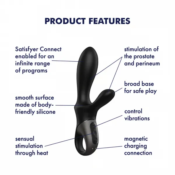 Satisfyer Heat Climax+ Warming Prostate Vibrator — image 8 of 14