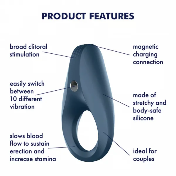 Satisfyer Rocket Ring Vibrating Cock Ring — image 7 of 11