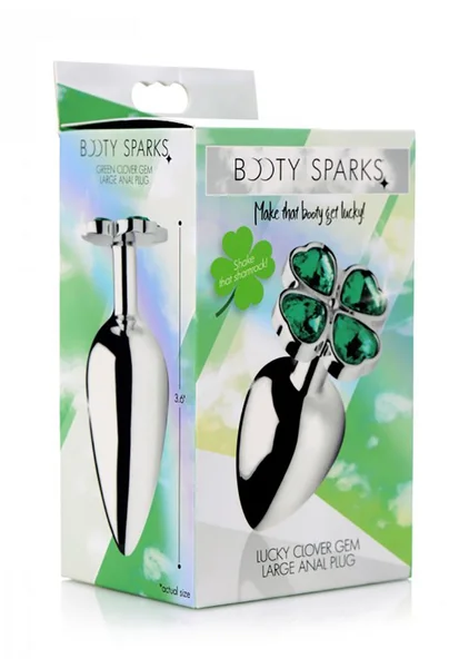 Lucky Clover Gem Anal Plug — image 3 of 9