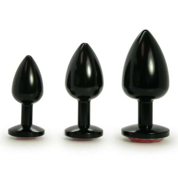 Jeweled Aluminum Anal Plug - Great for Temperature Play!