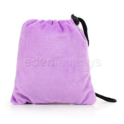 Purple padded pouch