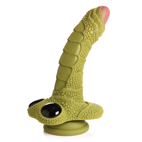 Creature Cocks - Swamp Monster - Green Scaly Silicone Dildo — image 18 of 18