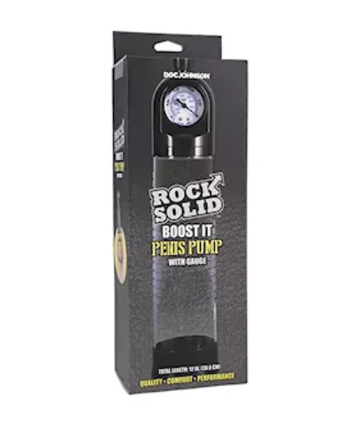 Rock Solid - Boost It Penis Pump with Gauge — image 6 of 6