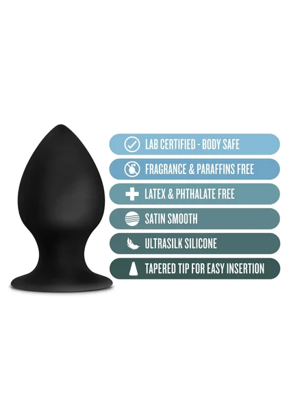 Anal Adventures Platinum - Silicone Anal Stout Plug — image 9 of 12