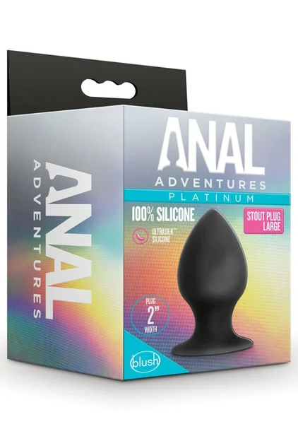 Anal Adventures Platinum - Silicone Anal Stout Plug — image 11 of 12