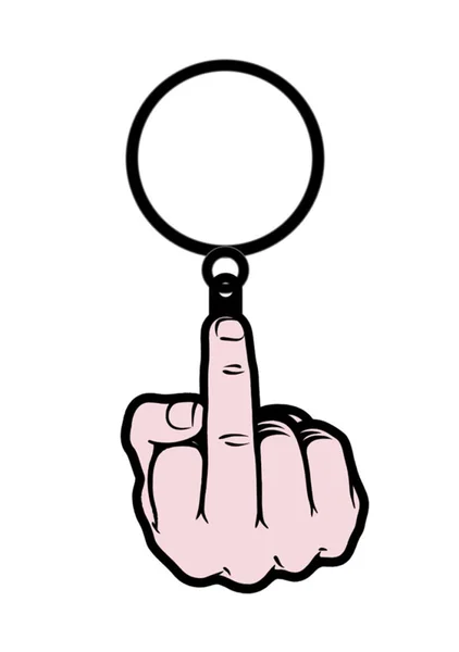 Middle Finger Keychain — image 3 of 4