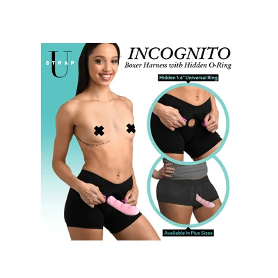 Incognito Boxer Style Harness with Hidden O Ring