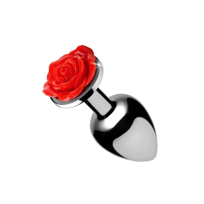 Red Rose Anal Plug