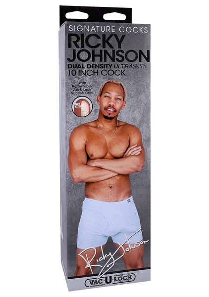Signature Cocks - Ricky Johnson 10" ULTRASKYN™ Cock with Removable Vac-U-Lock™ Suction Cup — image 7 of 7