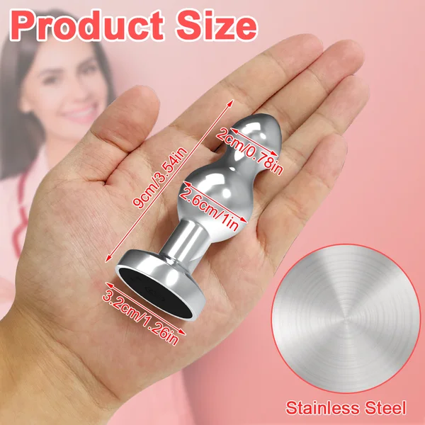Stainless Steel Ripple Anal Vibrator — image 10 of 10