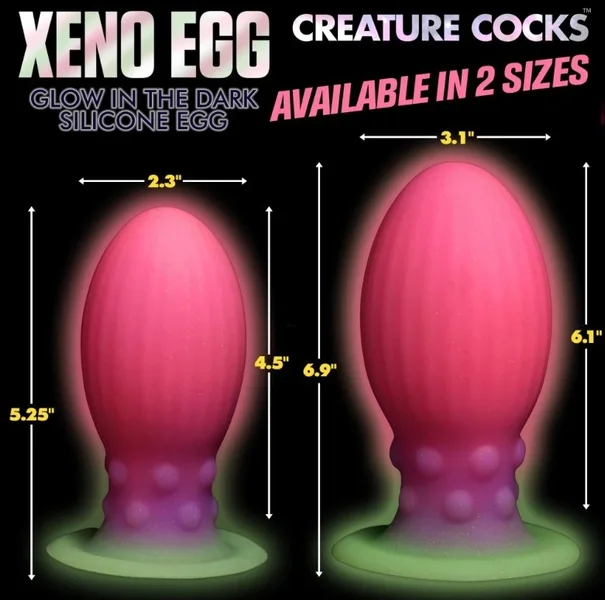 Creature Cocks - Xeno Egg Glow in the Dark Silicone Egg — image 11 of 25