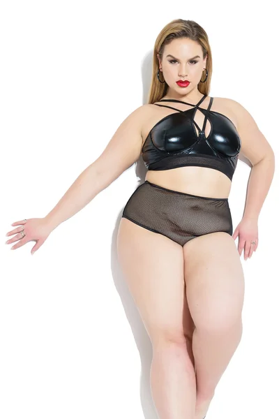 High Waisted Fishnet Thong — image 15 of 16