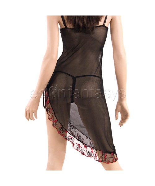 Embroidered ecstasy chemise set — image 5 of 6