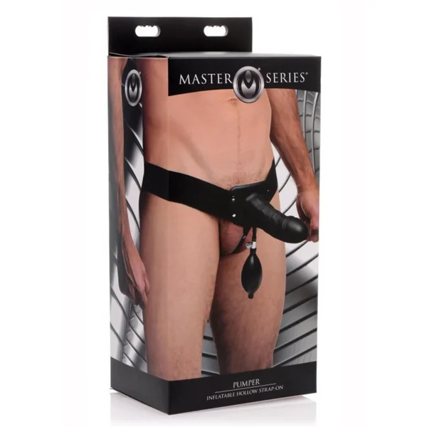 Master Series Pumper Inflatable Hollow Strap-On — image 11 of 14