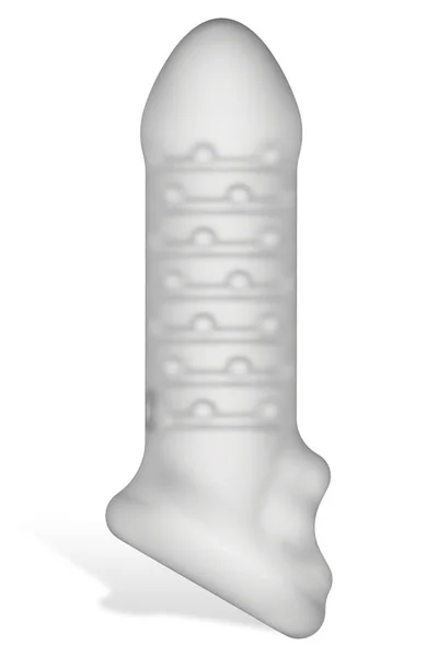 Doc Johnson Thin 6" Textured Penis Extension with Ball Strap