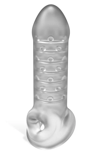 Doc Johnson Thin 6" Textured Penis Extension with Ball Strap