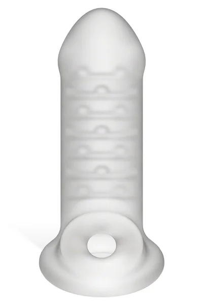 Doc Johnson Thick 6" Textured Penis Extension with Ball Strap — image 14 of 15