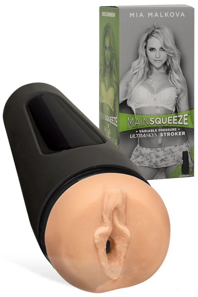 Doc Johnson Squeezable Realistic 8" Masturbator - Mia Malkova Pussy — image 5 of 8