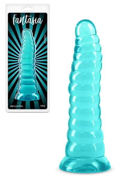 nsnovelties Nymph 7.4" Fantasy Textured Dildo with Suction Cup Base — image 7 of 12