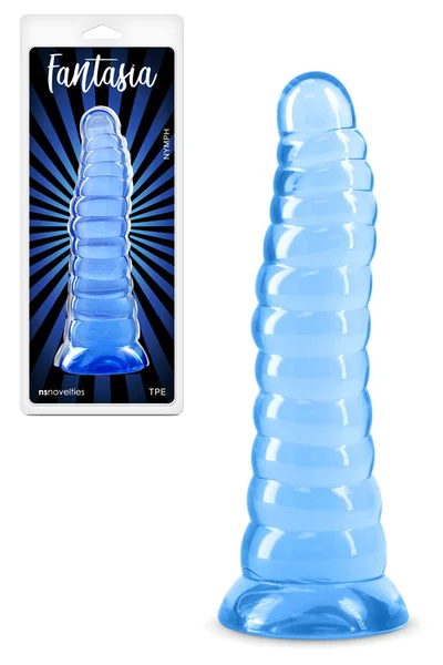 nsnovelties Nymph 7.4" Fantasy Textured Dildo with Suction Cup Base — image 10 of 12