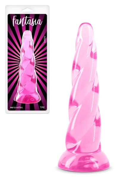 nsnovelties Siren 7.4" Fantasy Textured Dildo with Suction Cup Base — image 7 of 12
