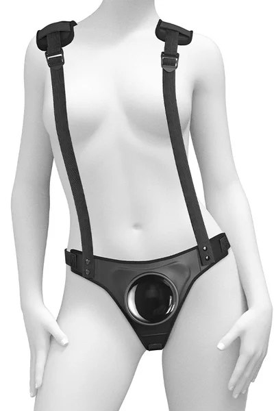 Body Dock Strap On Suspenders & Harness with Strap On Docking Plate — image 10 of 12