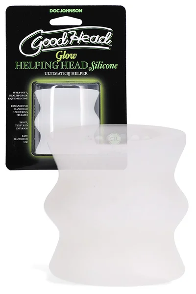 Doc Johnson Helping Head Glow In the Dark Silicone Stroker — image 5 of 6