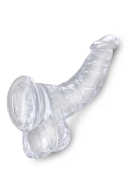 Pipedream King Cock Clear Realistic 7.5" Dildo with Balls & Suction Cup Base — image 6 of 6