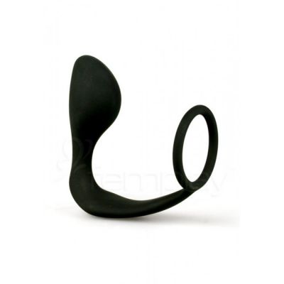 Combo Orgasm Cock Ring with Anal Plug